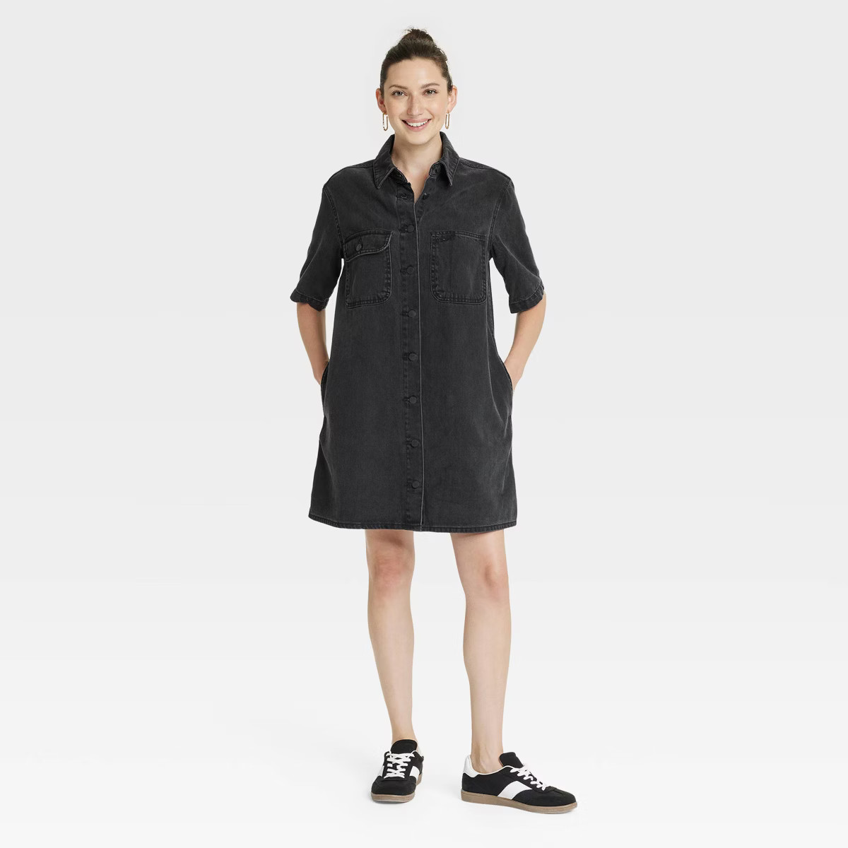 Women's Short Sleeve Mini Shirtdress - Universal Thread™ | Target
