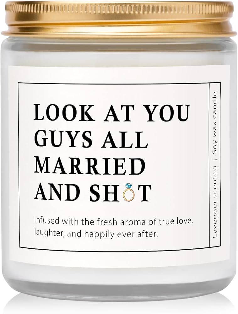 Wedding Gifts for Couples 2026, Wedding Candles, Bachelorette & Bridal Shower Gift for Bride and ... | Amazon (US)