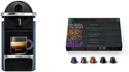 Nespresso Pixie Espresso Machine by De'Longhi, Dark Blue Capsules, Original Line | Amazon (US)