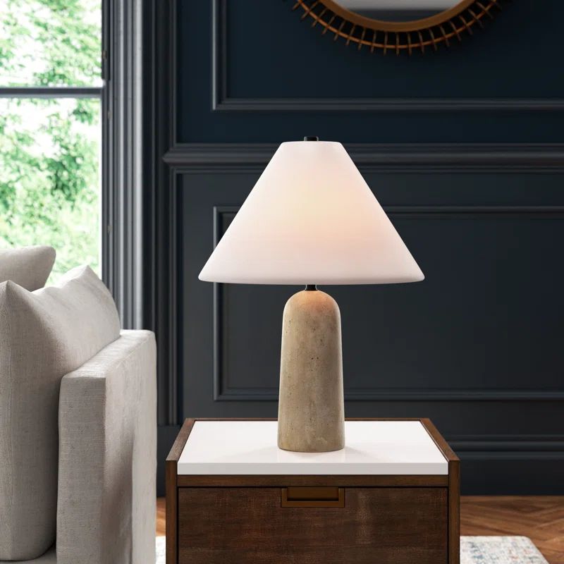 Astere Travertine Table Lamp | Wayfair North America