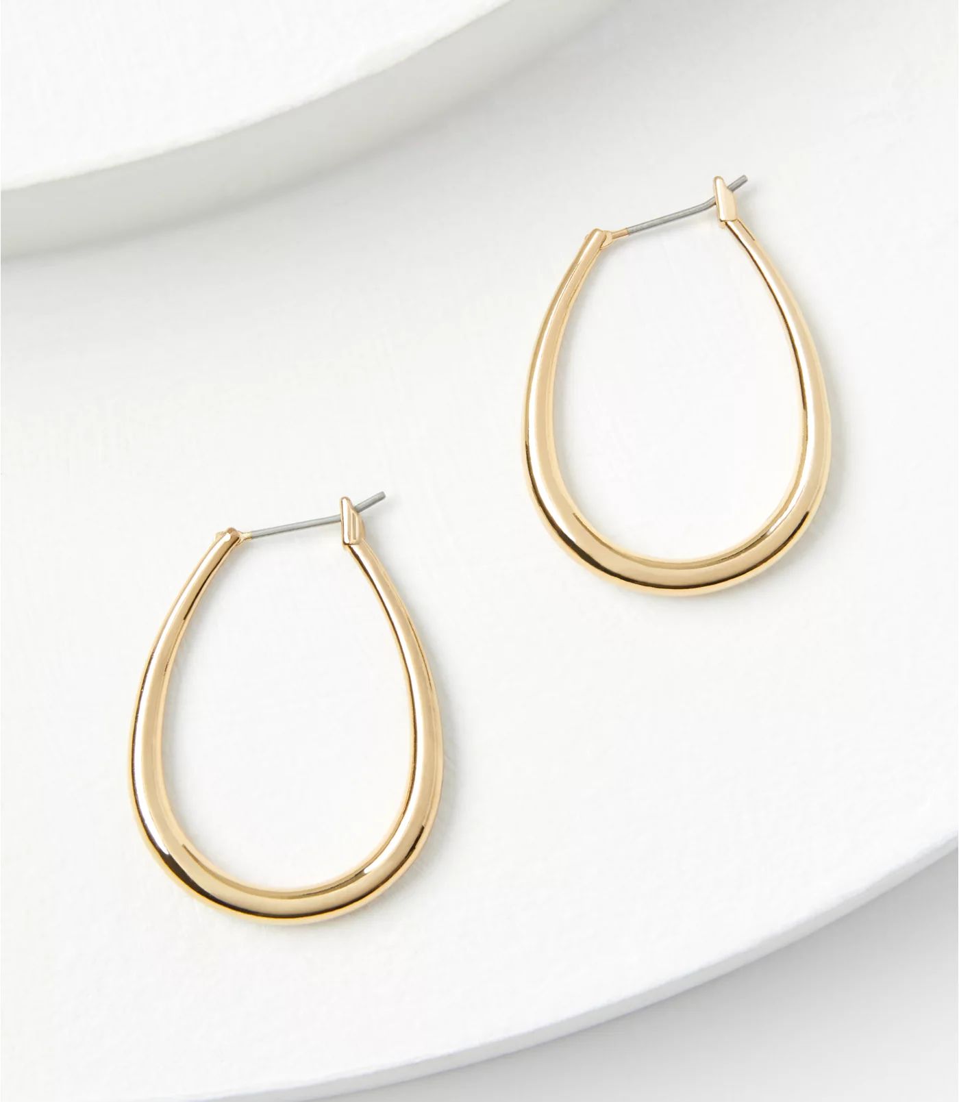 Teardrop Hoop Earrings | LOFT | LOFT