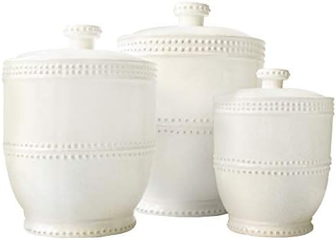 American Atelier Bianca Bead 3-Piece Canister Set | Amazon (US)