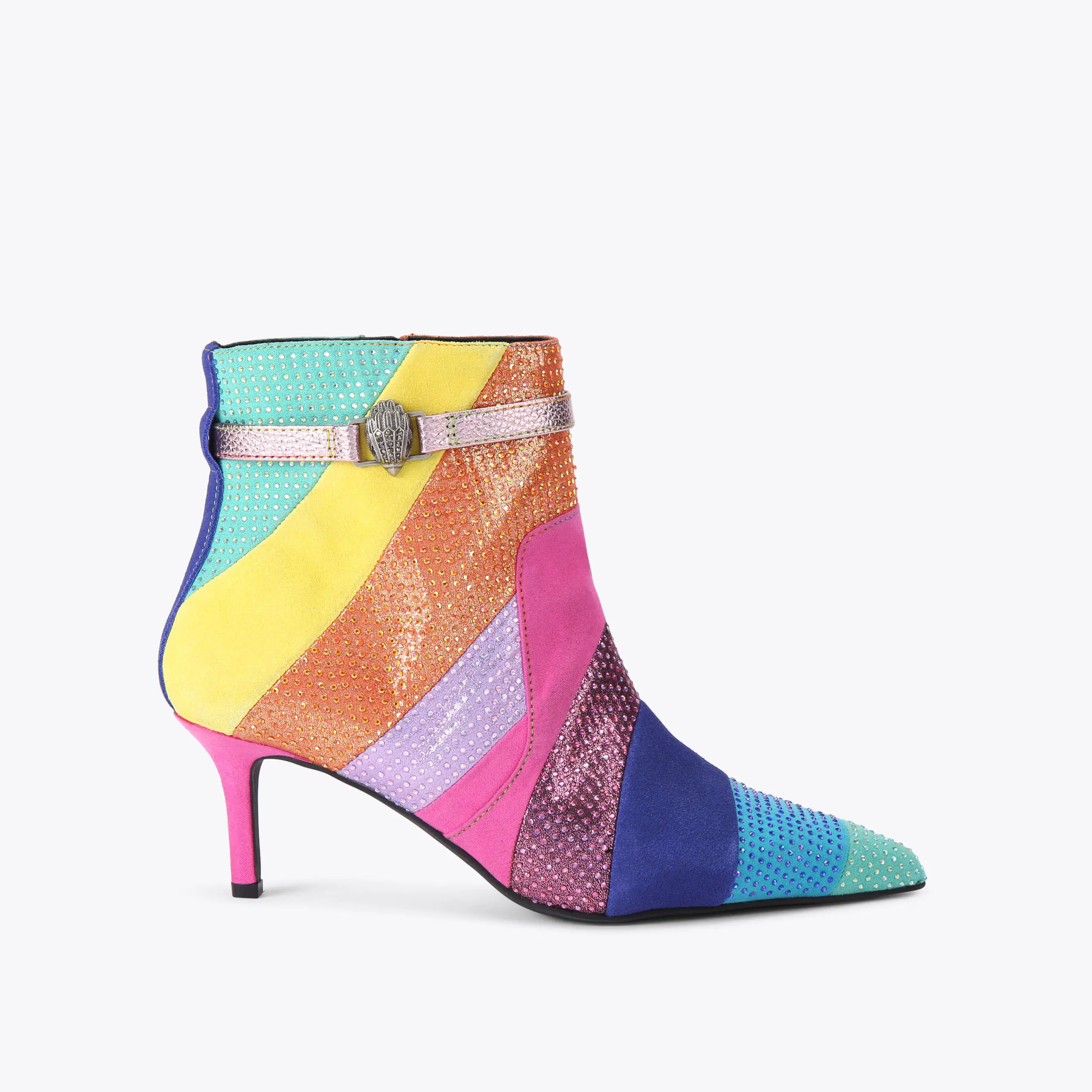 KENSINGTON FLEXI ANKLE Rainbow Crystal Ankle Boot by KURT GEIGER LONDON | Kurt Geiger UK
