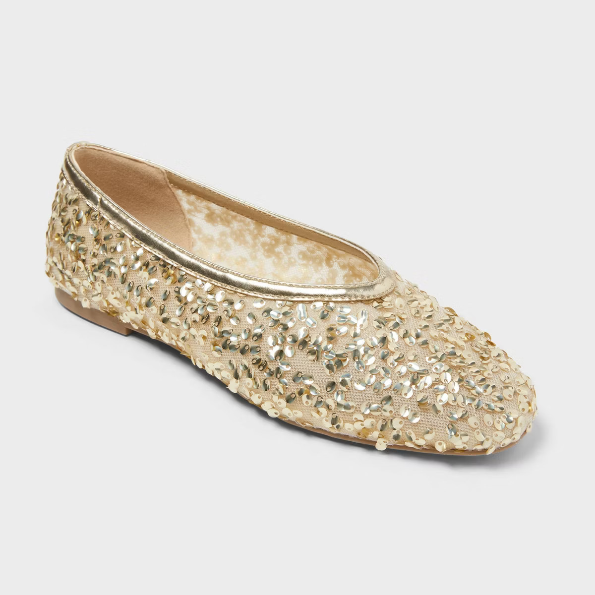 Women’s Sammie Shoes with Memory Foam Insole – A New Day™ Champagne | Target