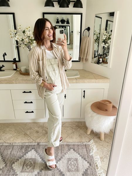 FASHION \ neutral spring overall look! Wearing a small in all pieces.

Target
Walmart 
Mom outfit
School pickup 

#LTKSeasonal #LTKFindsUnder100 #LTKStyleTip