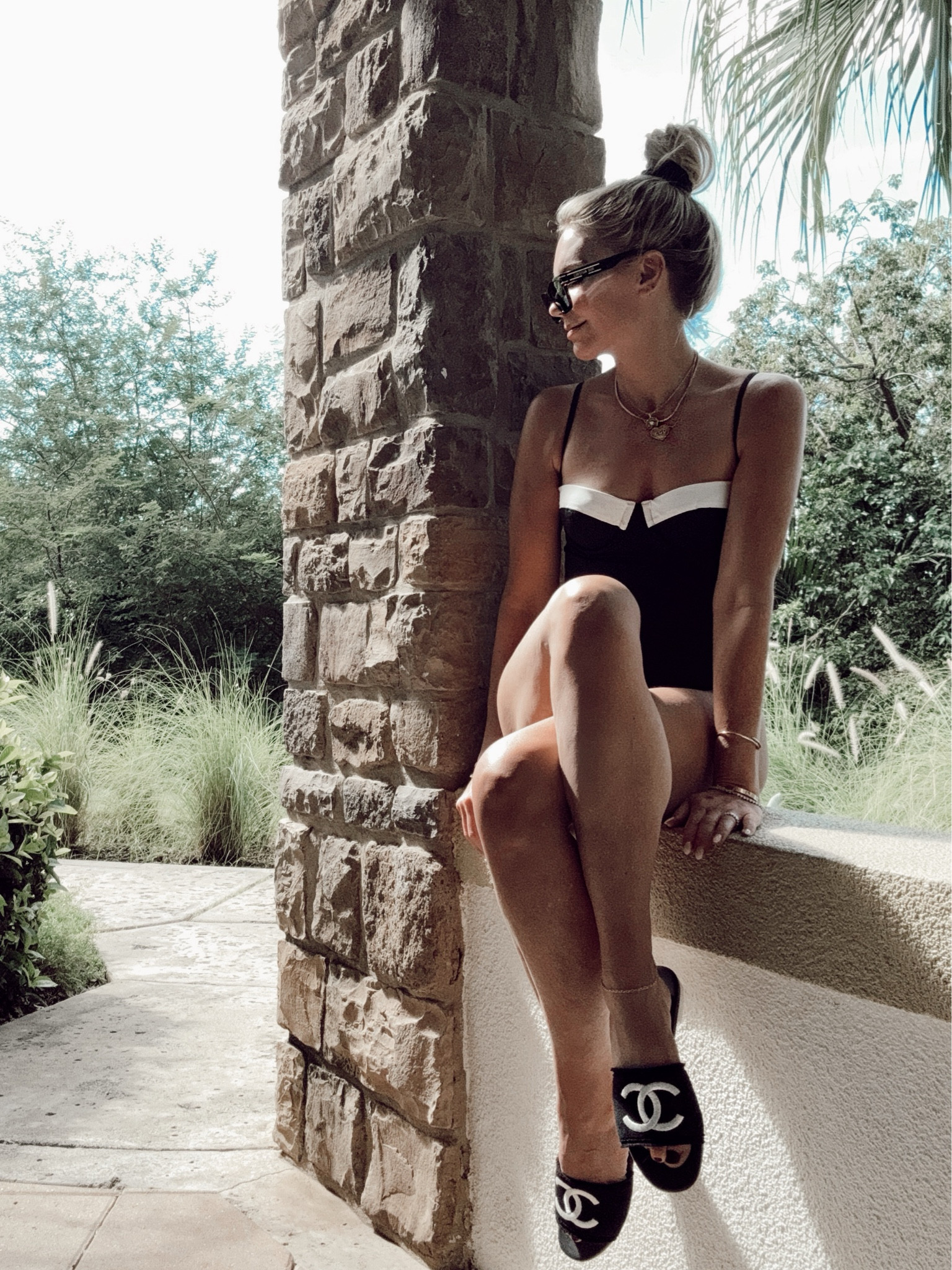 Size up one size in staud suit.

I’m usually can and I take a small in this suit 