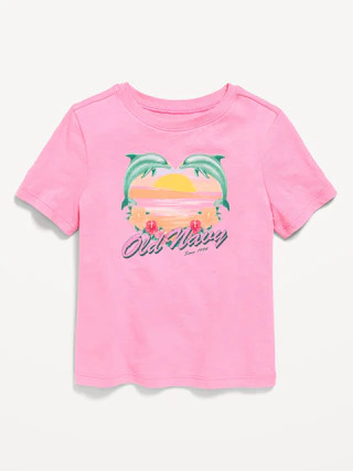Short-Sleeve Logo-Graphic T-Shirt for Toddler Girls | Old Navy (US)