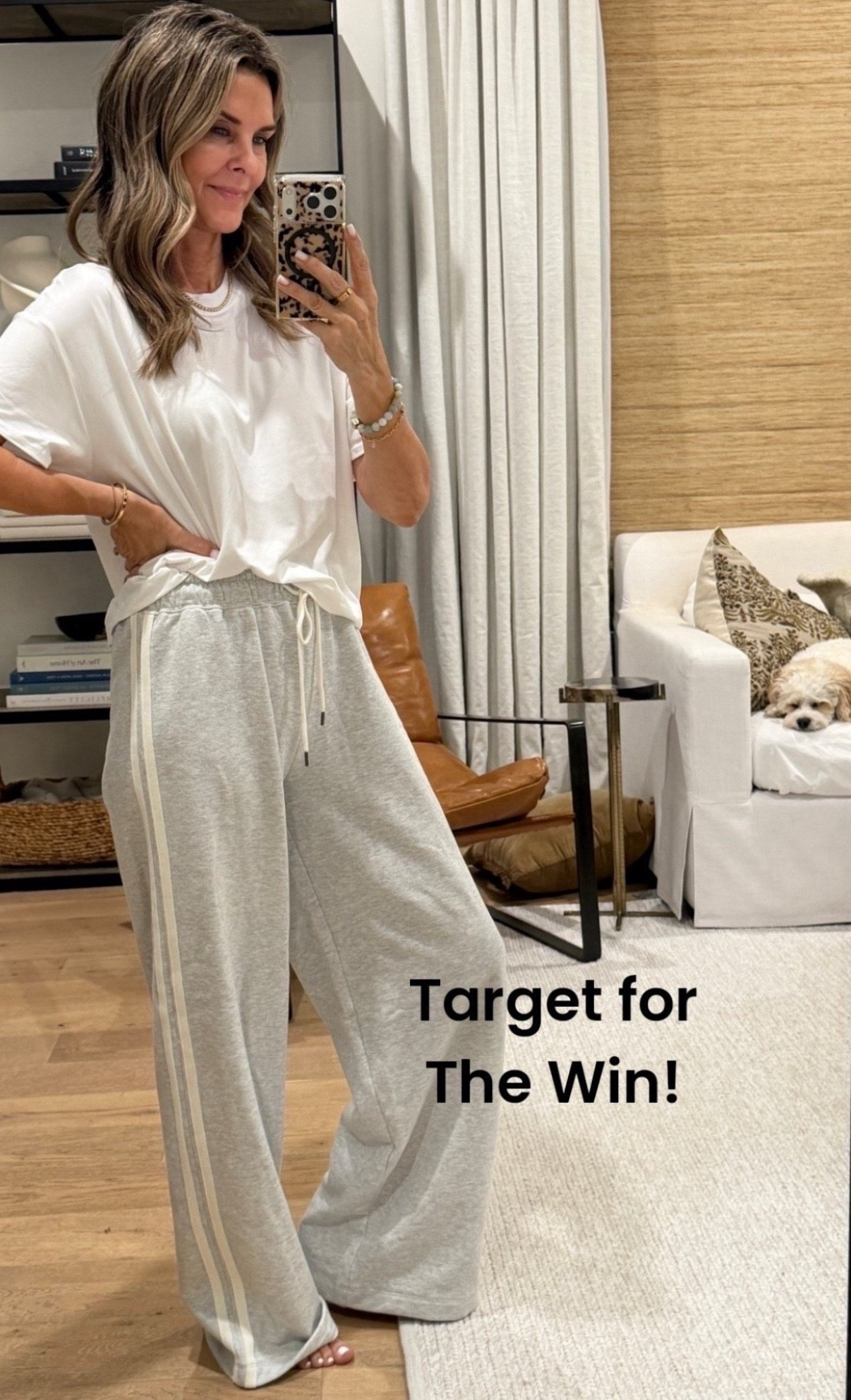 I’m 5’6”
Target sweats sz XS 
-a favorite lightweight t-shirt. Sz S

#LTKdayinmylife #LTKootd