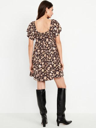 Mini Floral Swing Dress | Old Navy (US)
