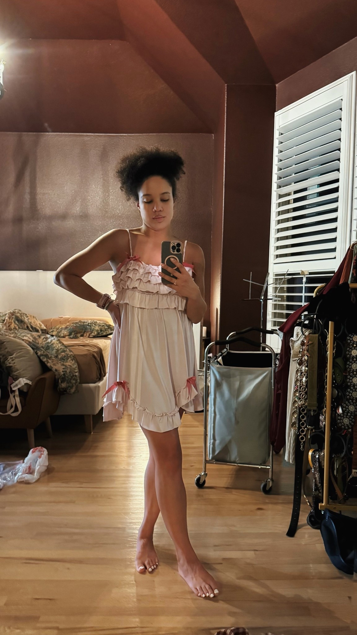 Love this babydoll dress for around the house 

#LTKselfcare