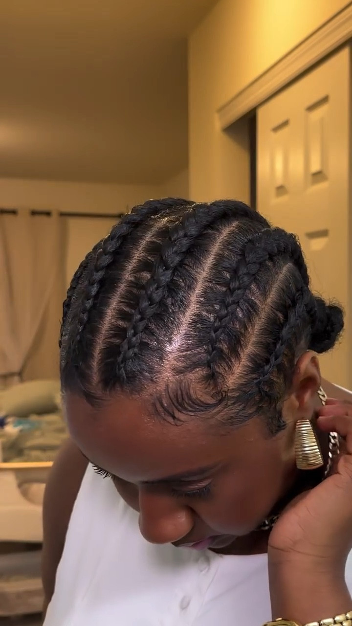How I maintain my cornrows💗✨ 

#naturalhair #naturalhairstyles
