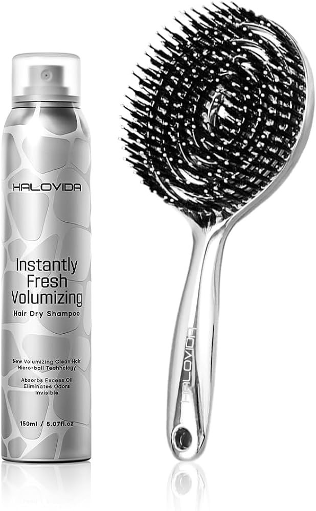 Instant Fresh Volumizing Invisible Dry Shampoo Full Size (5.07 fl. oz) + Anti-Static Hollow Brush | Amazon (US)