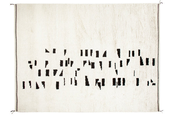 Ink
                          
                            Hand-knotted Shag Rug | Revival Rugs 