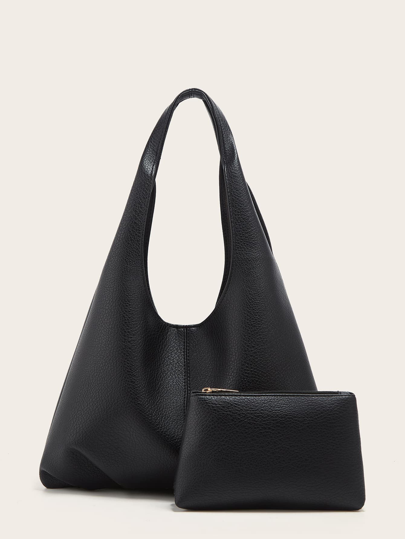 Minimalist Shoulder Tote Bag With Coin Purse | SHEIN