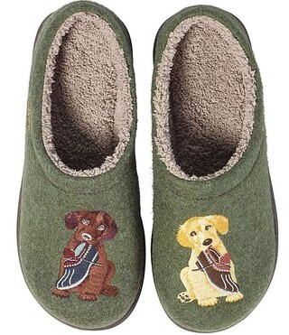 Daybreak Scuff Puppies Motif Slippers | Dillard's