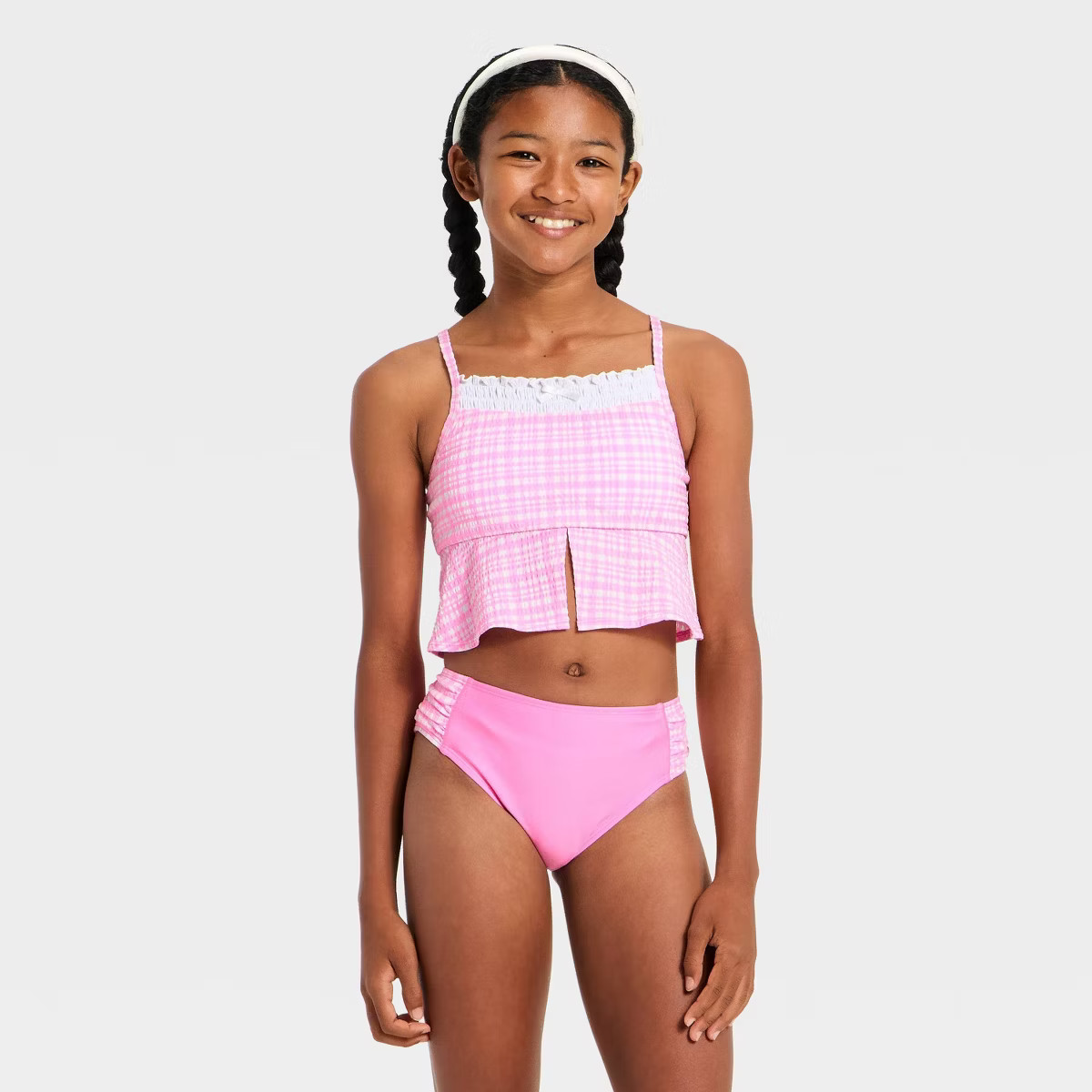 Girls' Picnic Prep Bikini Set - art class™ Pink | Target