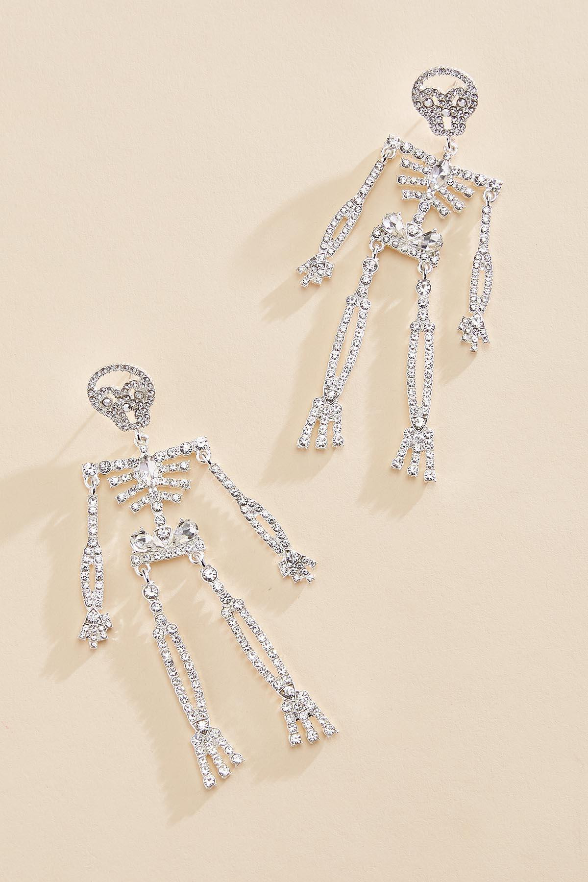 skeleton stone earrings | Versona
