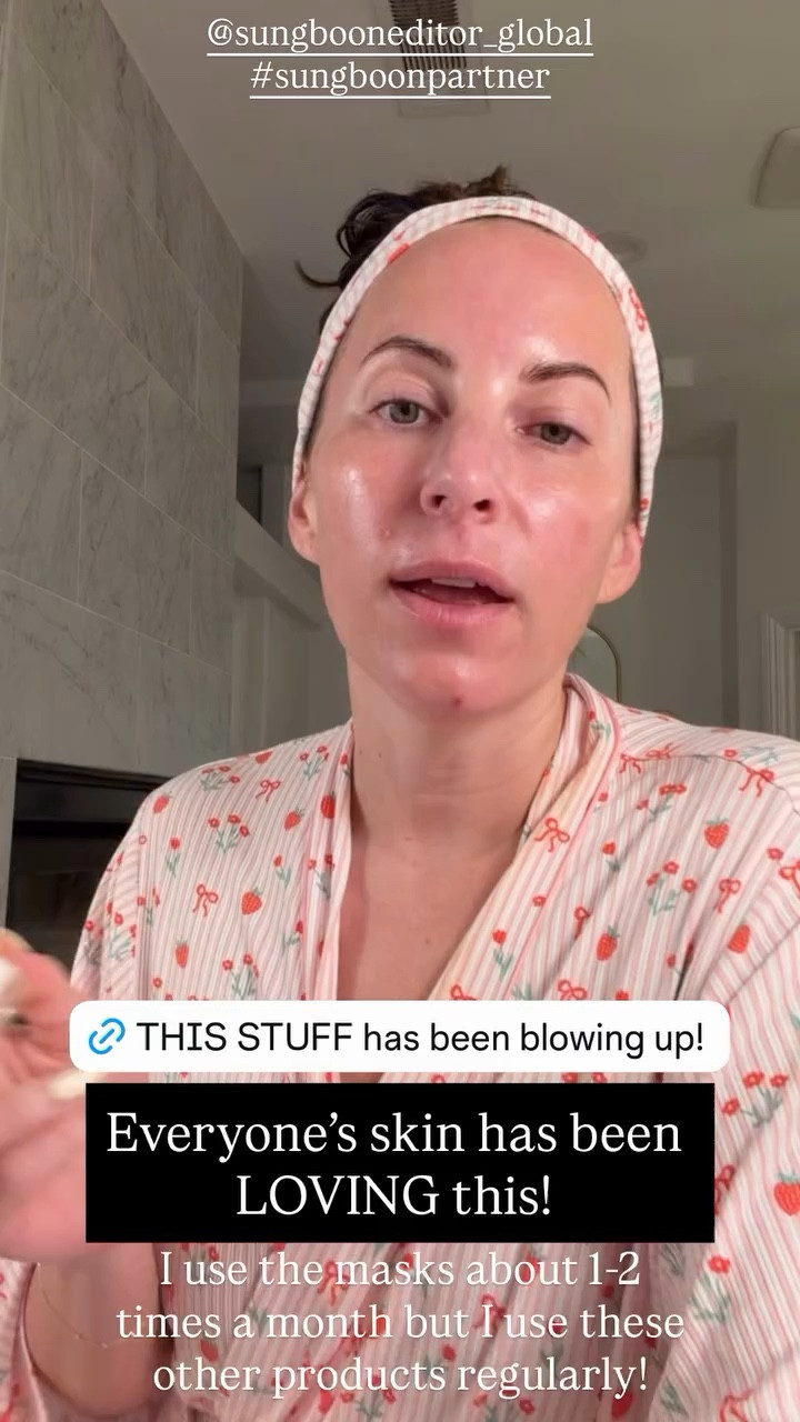 Everyone’s skin has been LOVING this! @sungbooneditor_global #sungboonpartner  I use the masks about 1-2 times a month but I use these other products regularly!