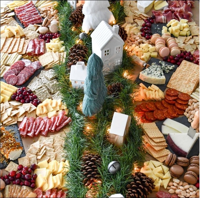 Christmas Grazing Table Details / decor from a large grazing table / charcuterie board decor 

#LTKHoliday #LTKHome #LTKFindsUnder50