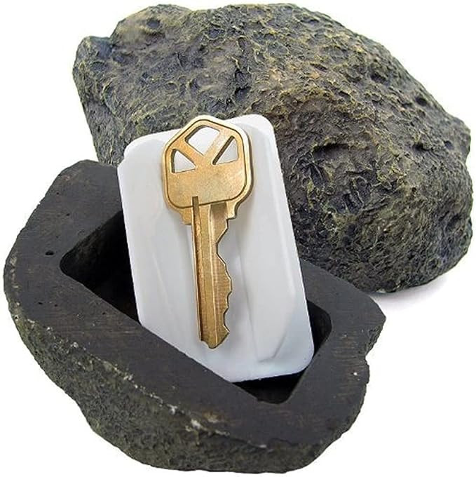 RamPro Hide-a-Spare-Key Fake Rock - Looks & Feels like Real Stone - Safe for Outdoor Garden or Ya... | Amazon (US)
