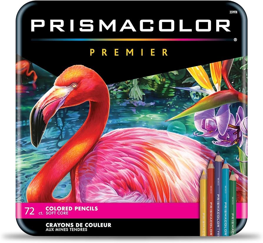 Prismacolor Colored Pencils, Premier Soft Core Pencils, Assorted, 72 Count | Amazon (US)