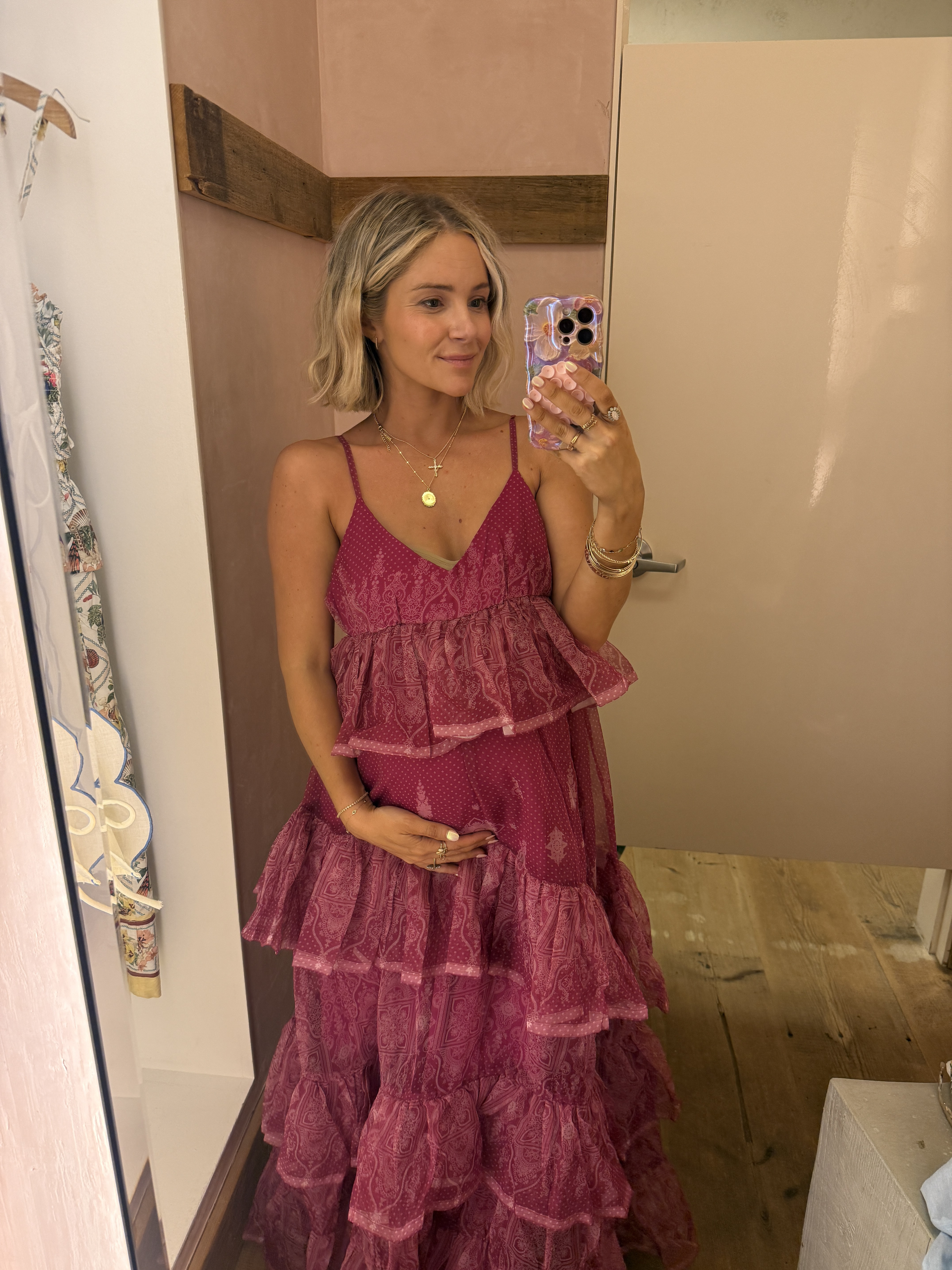 Currently loving from @anthropologie ! I can't believe this might be one of my last try-ons before baby girl! Spring dress, vacation outfit, bump outfit, summer outfit, summer dress #anthropartner

#LTKStyleTip #LTKBump