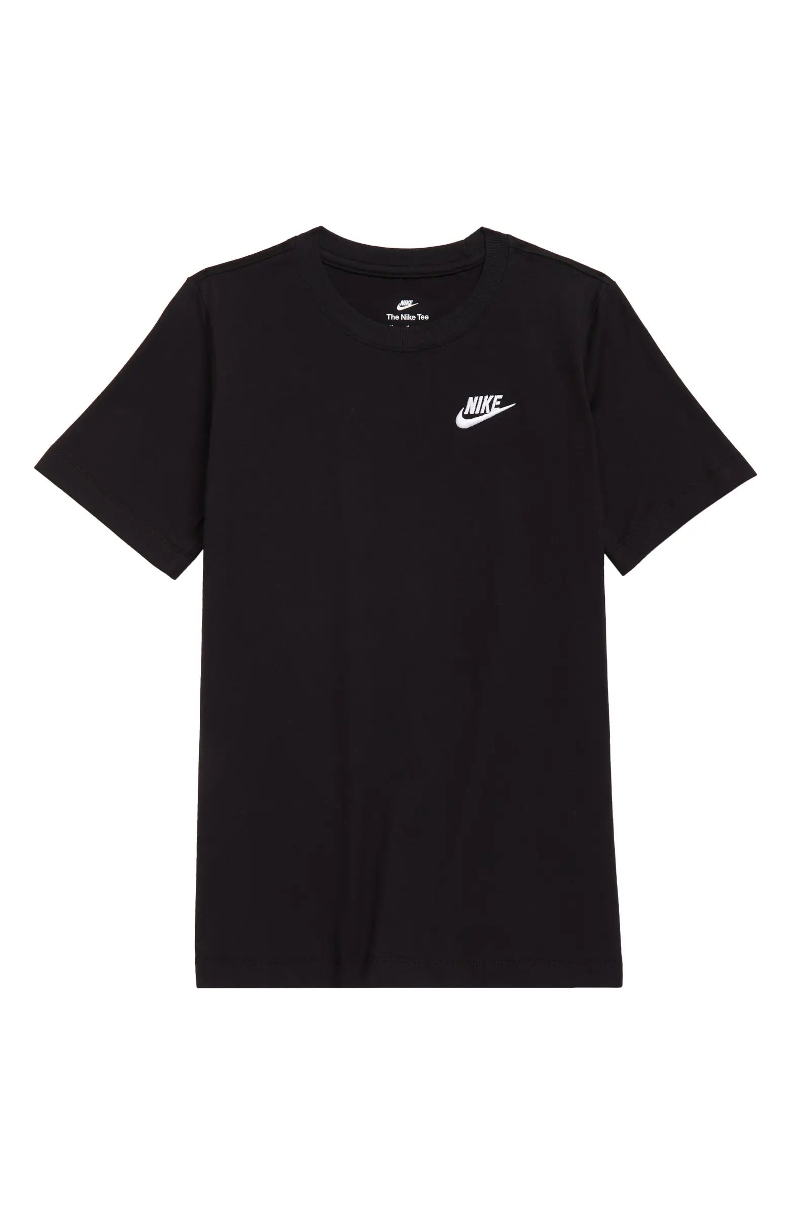 Kids' Embroidered Swoosh T-Shirt | Nordstrom
