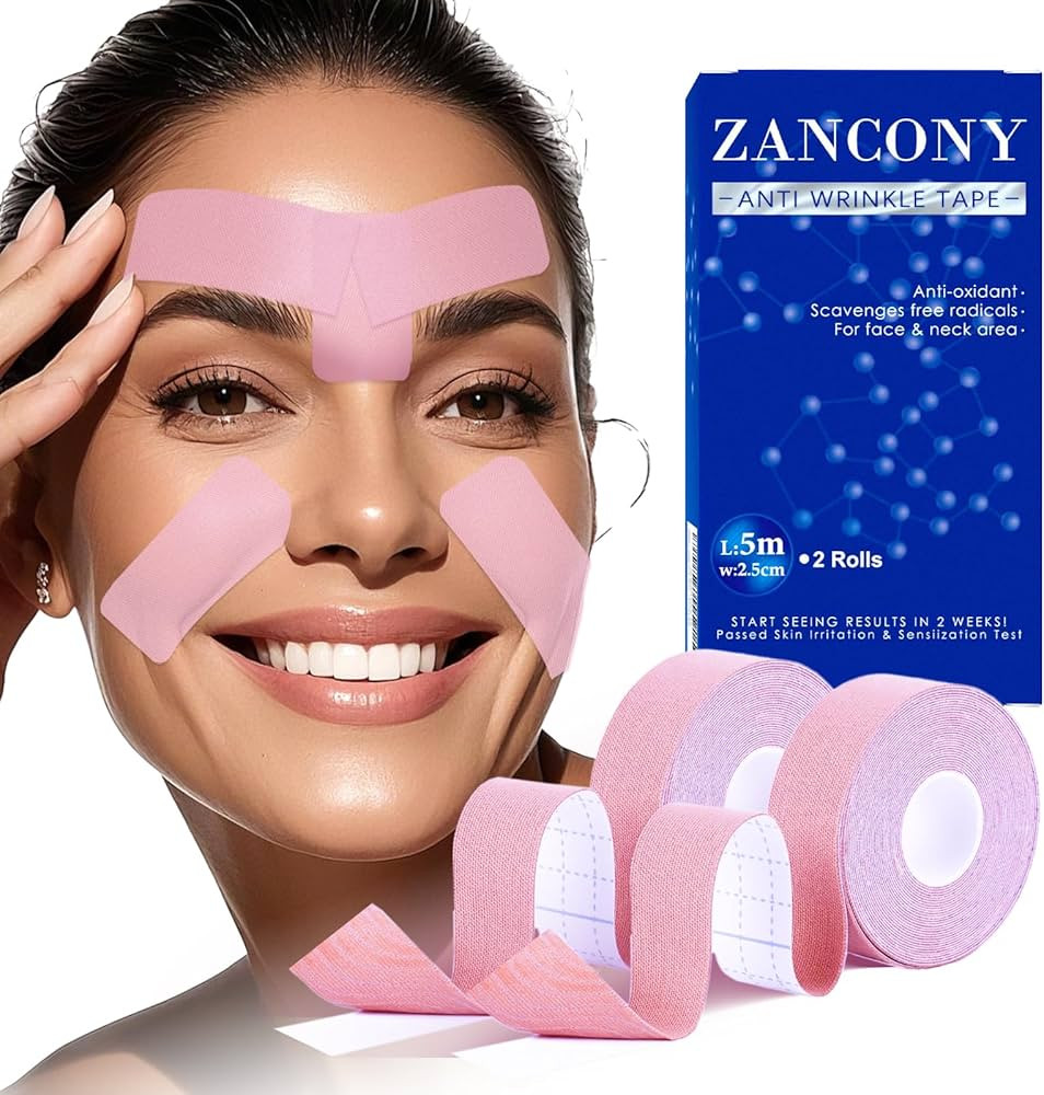 Face Tape for Wrinkles, Zancony Flexible Face Lift Tape Face Wrinkle Tape Smooth Fine Lines ordin... | Amazon (CA)