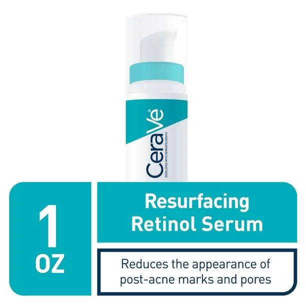 CeraVe Acne Resurfacing Retinol Face Serum, 1 fl. oz. - Walmart.com | Walmart (US)