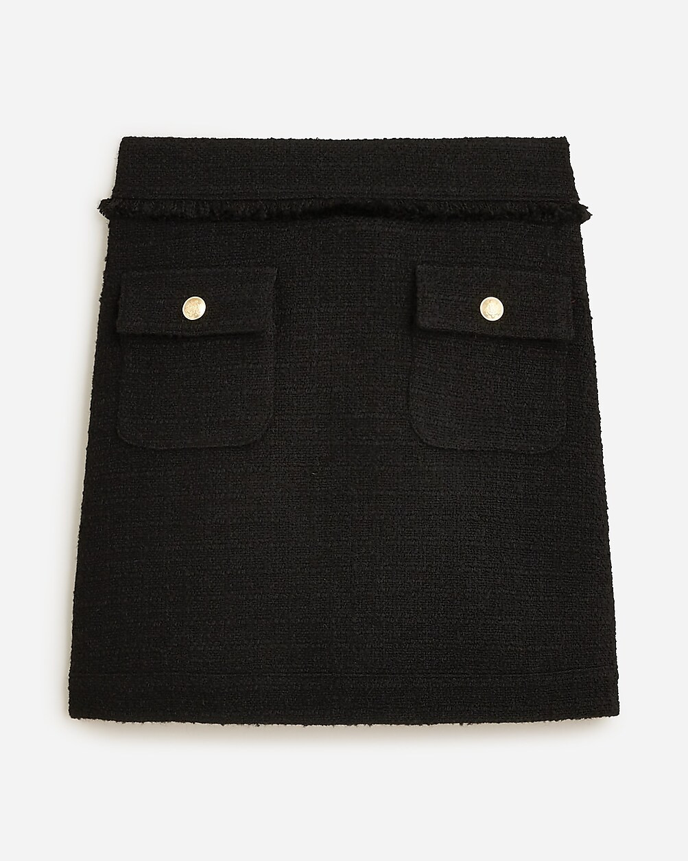 Patch-pocket mini skirt in tweed | J. Crew US