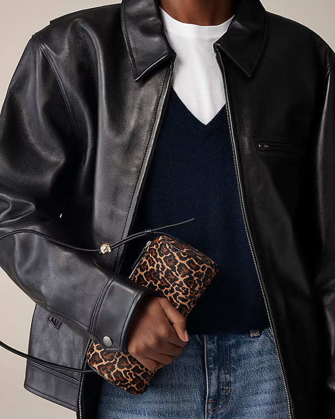 Bordeaux bag in calf hair | J. Crew US