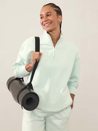 Forever Fleece 1/4 Zip Sweatshirt | Athleta