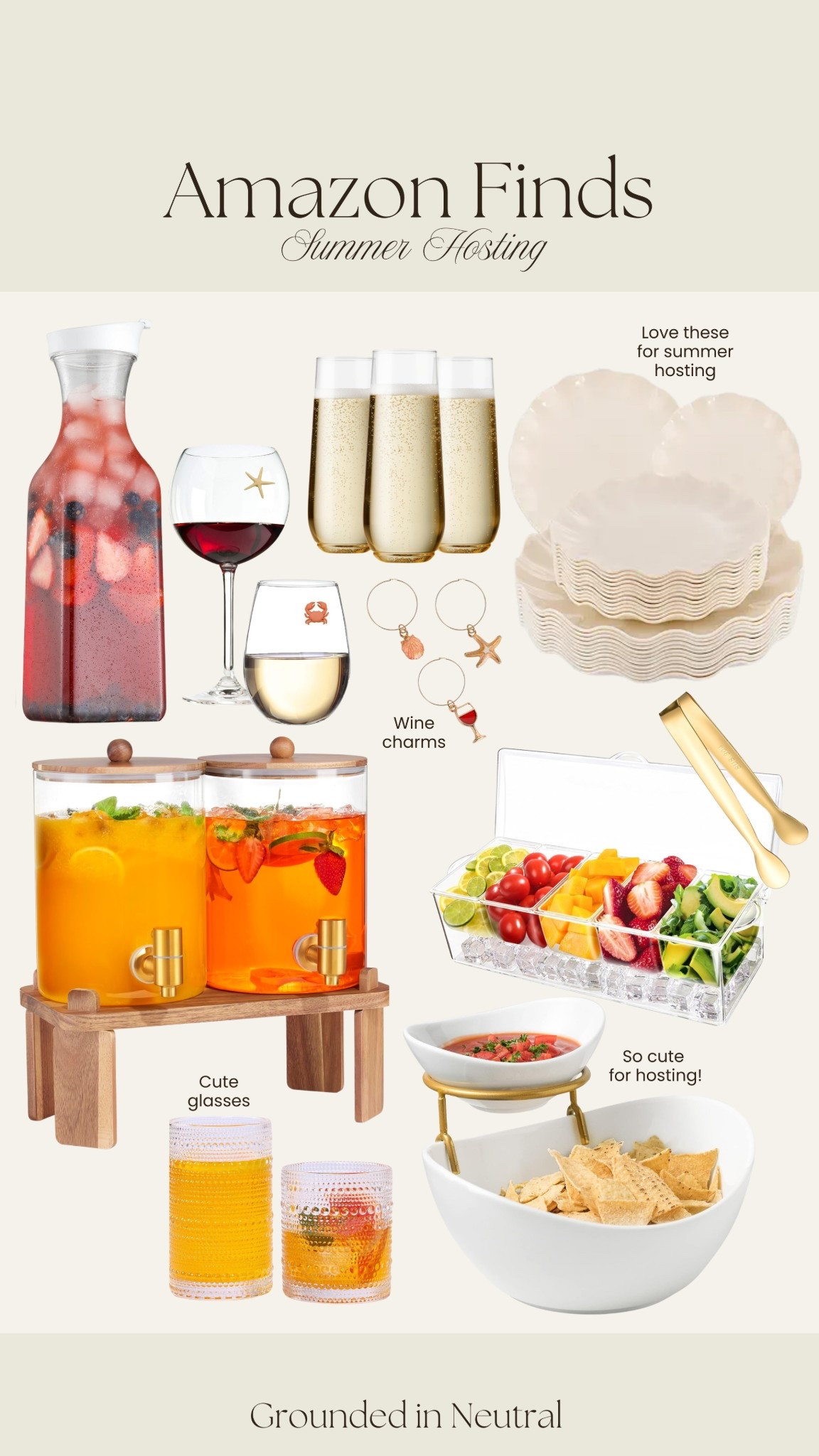 Amazon summer hosting essentials 🍹🍽️☀️🍉

#LTKSaleAlert #LTKSeasonal