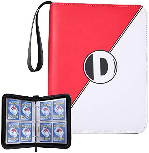 D DACCKIT Carrying Case Binder Compatible with Pokemon Card, Holds Up to 400 Cards - Trading Card... | Amazon (US)