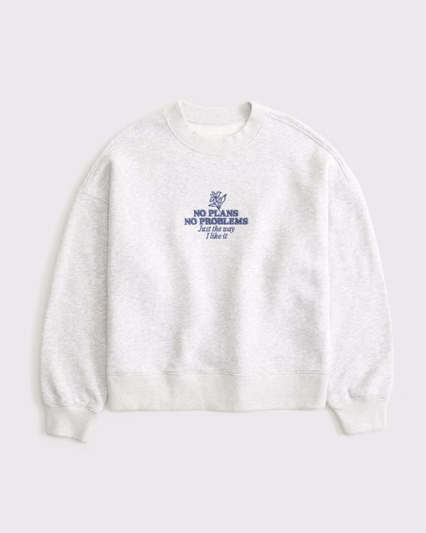 No Plans Classic Sunday Crew | Abercrombie & Fitch (US)
