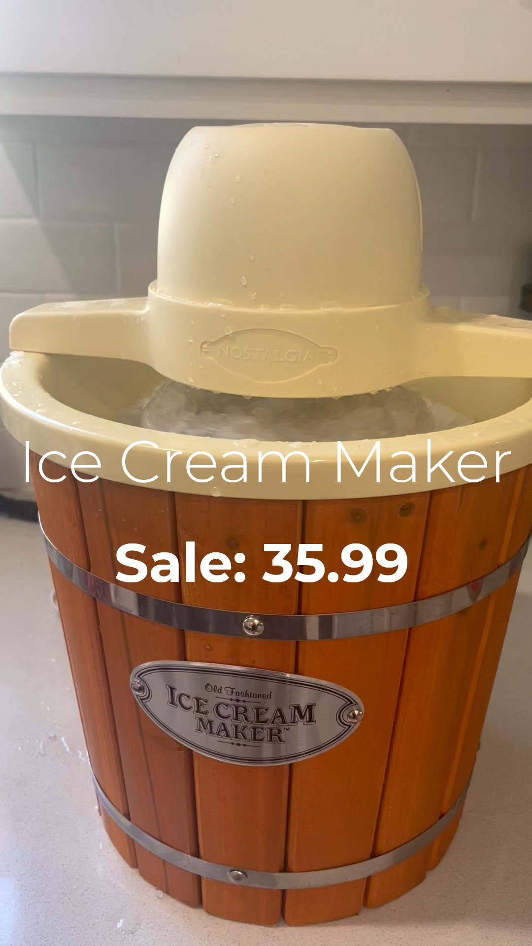 Last minute holiday gift ice cream maker on sale $35.99 with fast and free delivery. This ice cream maker is a must for the family. Kids and adults alike will love it! ❤️🍦🍨

#LTKfoodie #LTKGiftGuide #LTKFindsUnder50