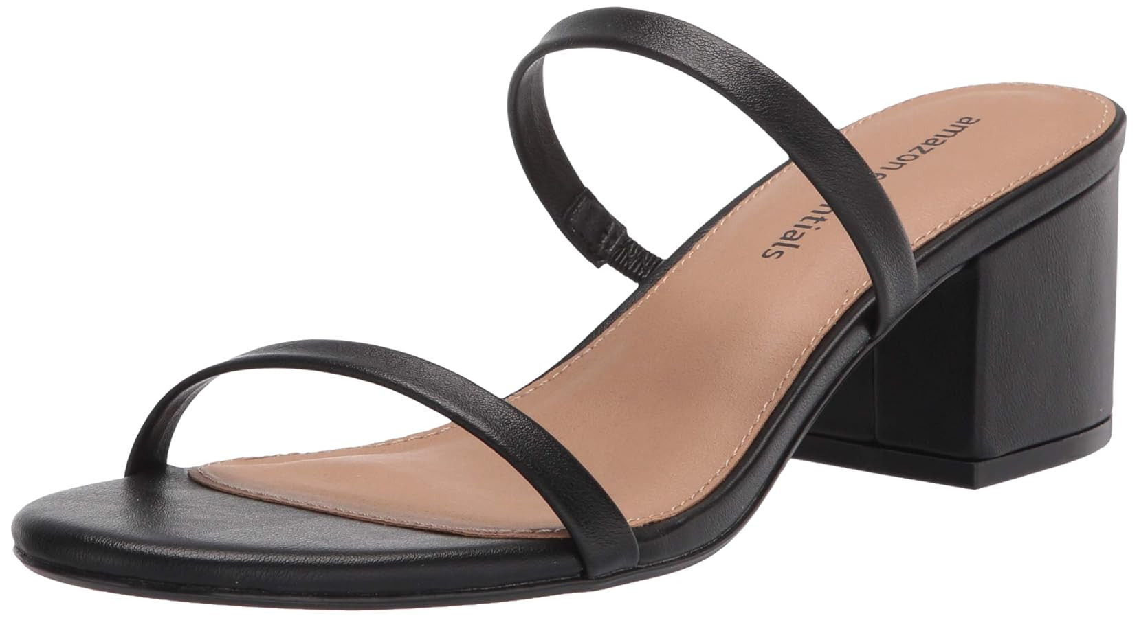 Amazon Essentials Women's Thin Two Strap Heeled Slide | Amazon (US)