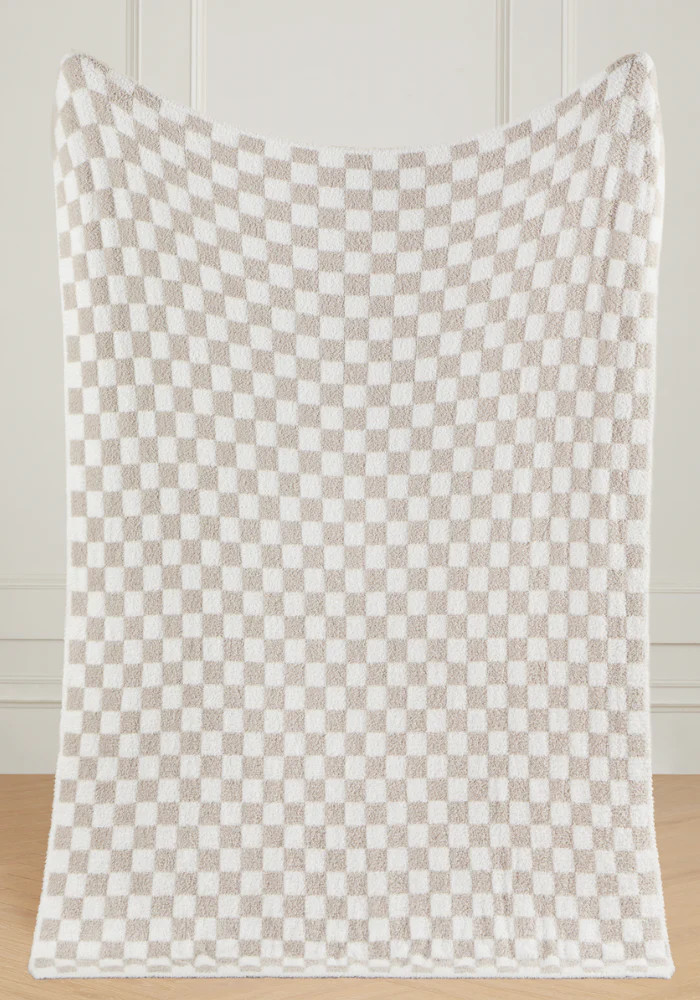 Checkered Buttery Blanket | The Styled Collection