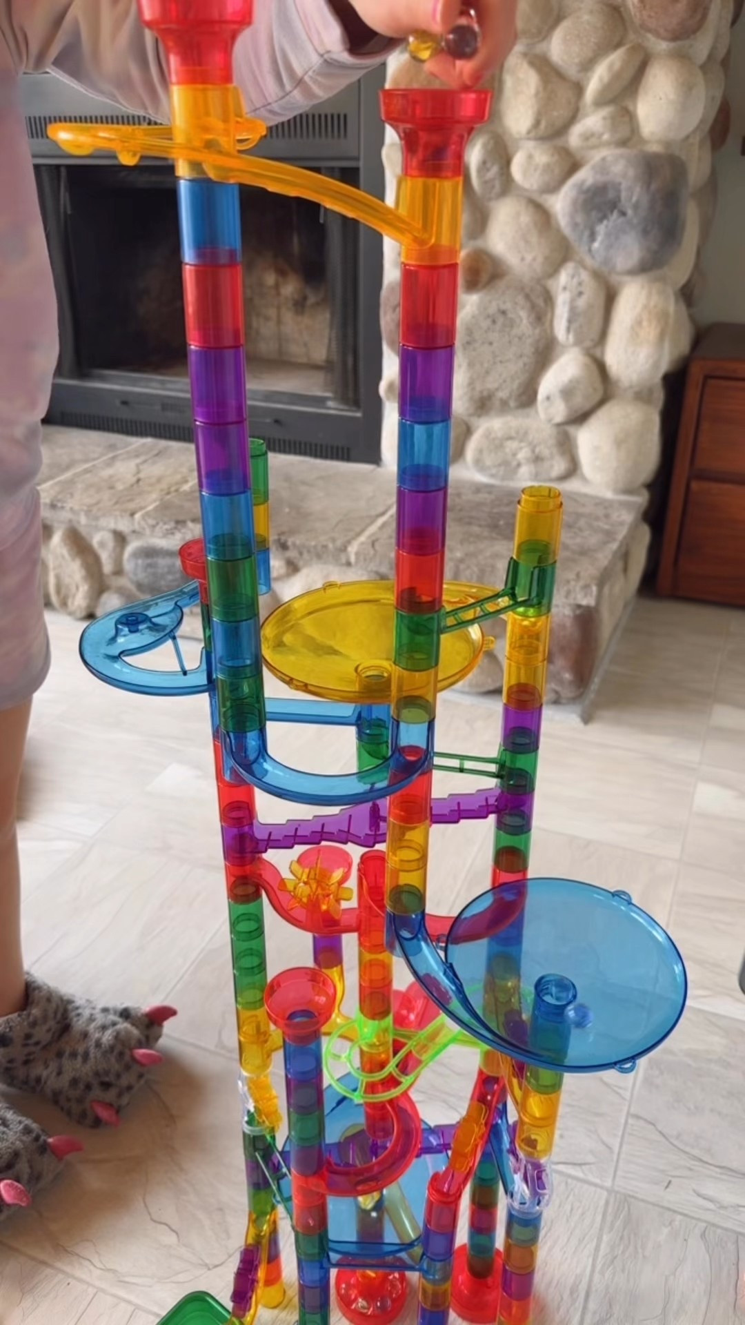 Morning marble run! ♥️
#walmart #marblerun #toys #fun #kids #slowmornings #homeschool #homeschoollife 

#LTKHome #LTKFamily #LTKKids