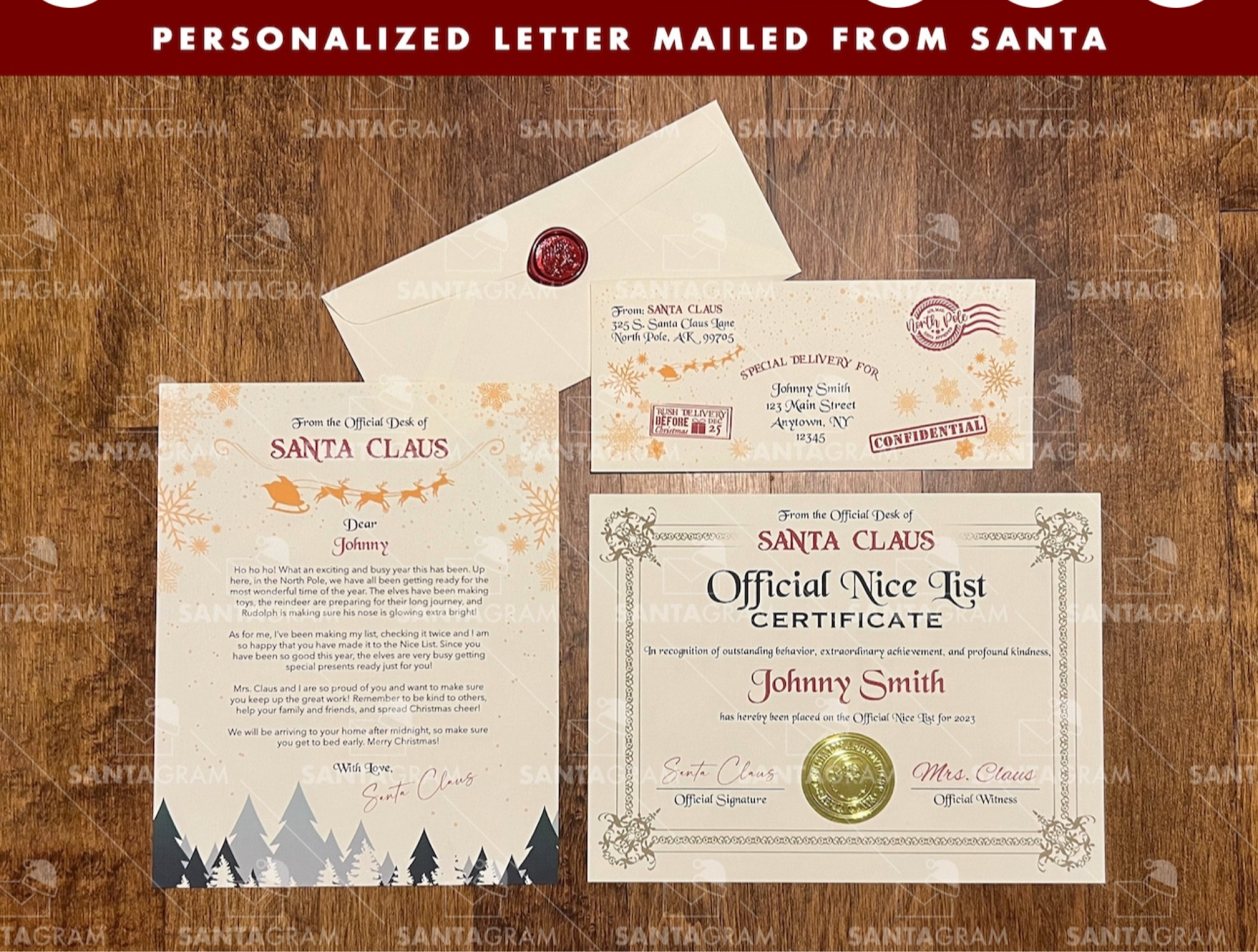 Personalized letter from Santa Claus 

#LTKSeasonal #LTKkids #LTKHoliday