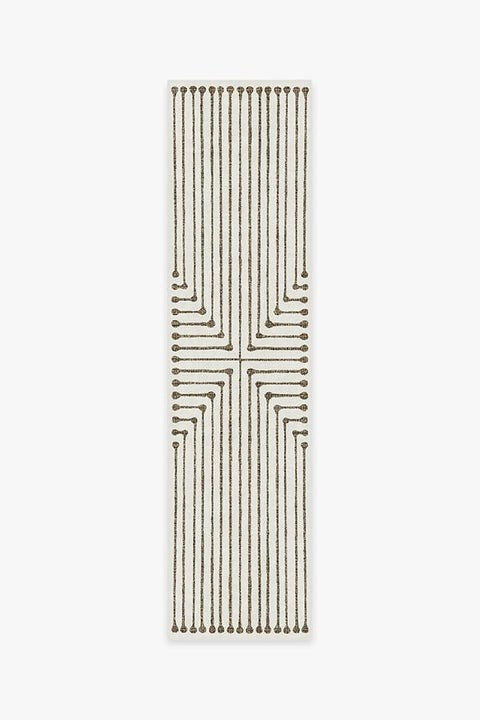 Jonathan Adler Inkdrop Camel & Ivory Rug | Ruggable