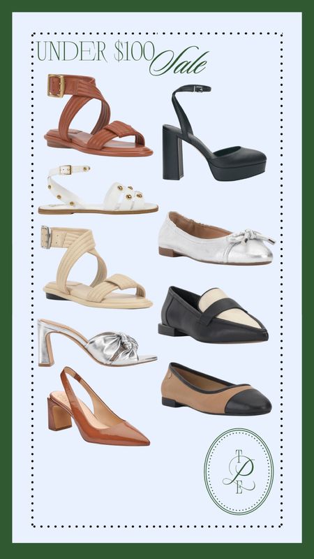 Under $100 spring and summer shoes from Vince Camuto! The sale only lasts until the 26th. 

#LTKfindsunder100 #LTKsalealert