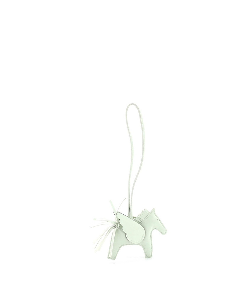 Pre-Owned HERMES Pm Monochrome Pegase Rodeo Bag Charm Leather | Bloomingdale's (US)