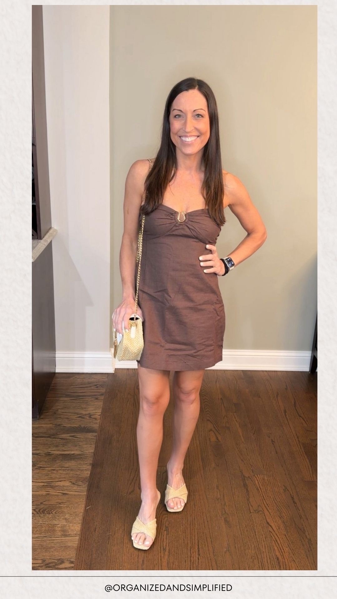 Loving brown this season!  This is an amazingly comfortable linen strapless dress with shorts built in from @abercrombie!  

#LTKFestival #LTKTravel #LTKootd