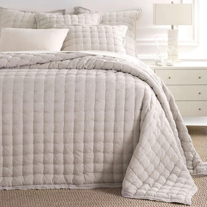 Lush Linen Puff | Wayfair North America