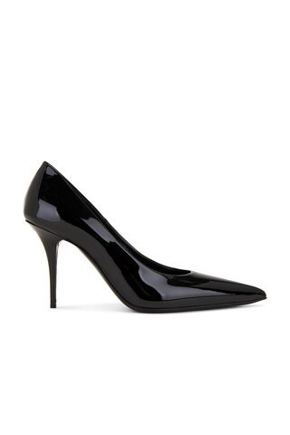 Saint Laurent Maike Pump in Nero - Black. Size 38.5 (also in 36.5, 37, 37.5, 38, 39, 41). | FWRD 