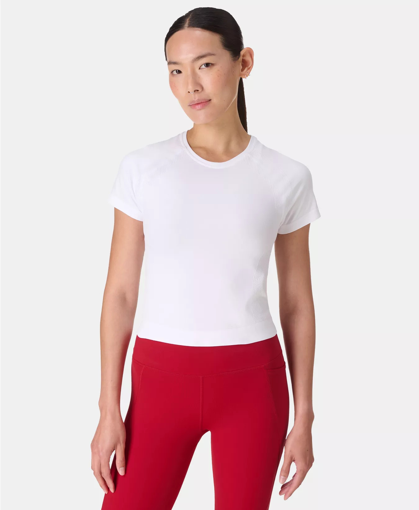 Athlete Crop Seamless Workout T-Shirt | Sweaty Betty UK