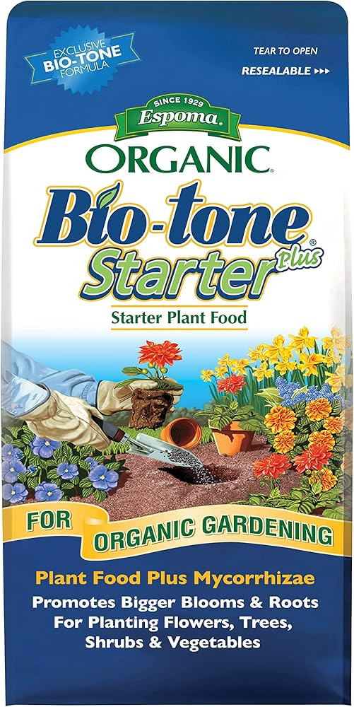 Espoma Organic Bio-Tone Starter Plus 4-3-3 Natural & Organic Starter Plant Food with Both Endo & ... | Amazon (US)