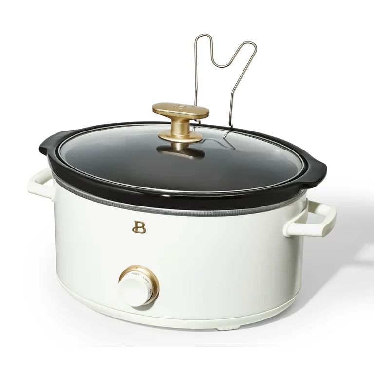 Beautiful 8QT Slow Cooker, White Icing by Drew Barrymore | Walmart (US)