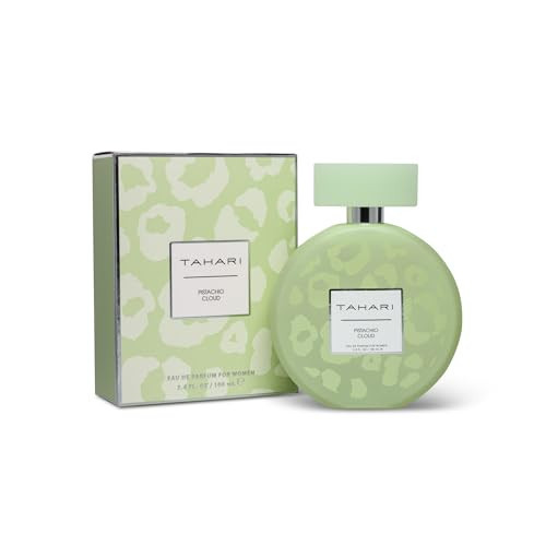 Tahari Pistachio Cloud Eau de Parfum for Women, Gourmand Vanilla Pistachio Fragrance, Long-Lasting Sweet Scent, 3.4 fl oz / 100mL | Amazon (US)